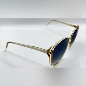 Vintage Piave 173 White Round Sunglasses Frames Only